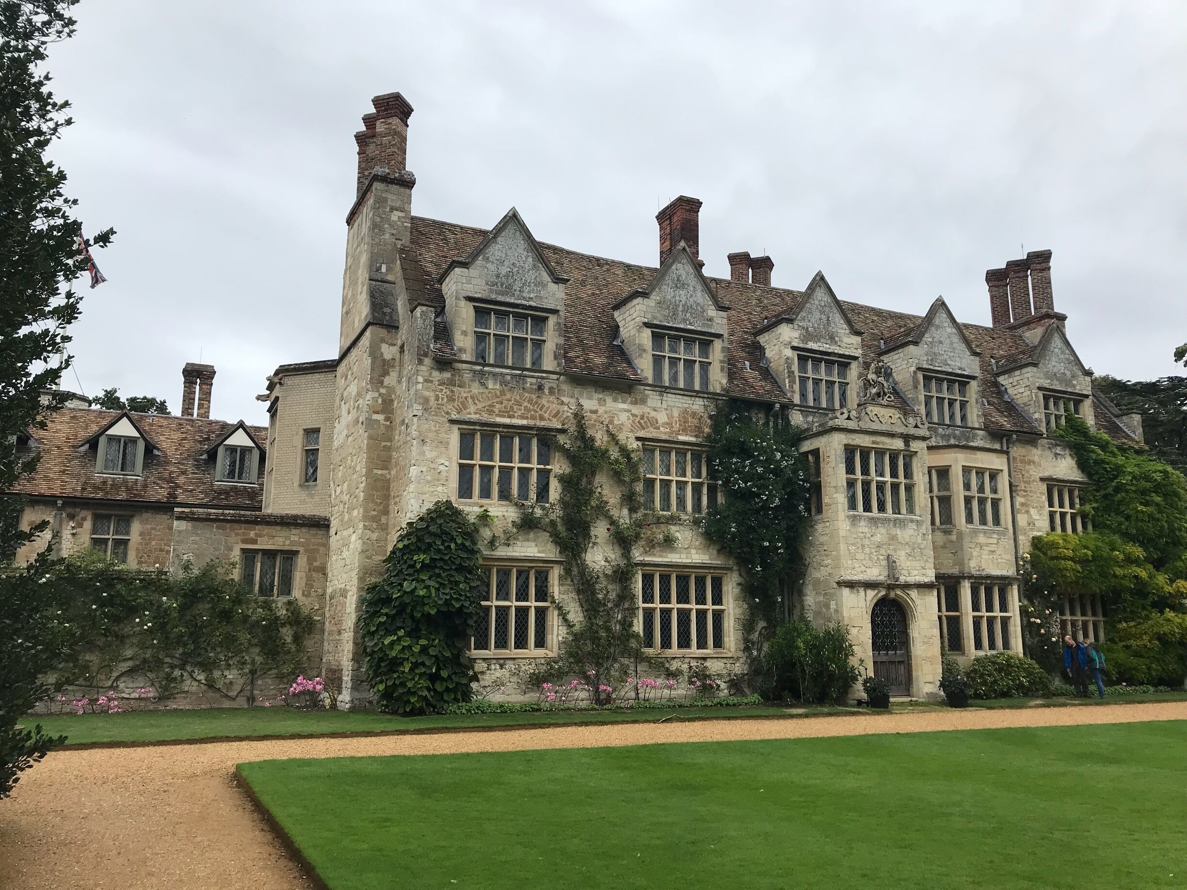 Anglesey Abbey is a country house, formerly a priory, in the village of Lode, 5 1⁄2 miles (8.9 km) northeast of Cambridge, England. The house and its grounds are owned by the National Trust and are open to the public as part of the Anglesey Abbey, Gardens and Lode Mill property,[1] although some parts remain the private home of the Fairhaven family.