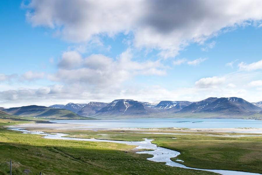 Thingeyri  (Þingeyri) is a settlement in the municipality of Ísafjarðarbær, Iceland. It is located on the coast of the fjord Dýrafjörður
