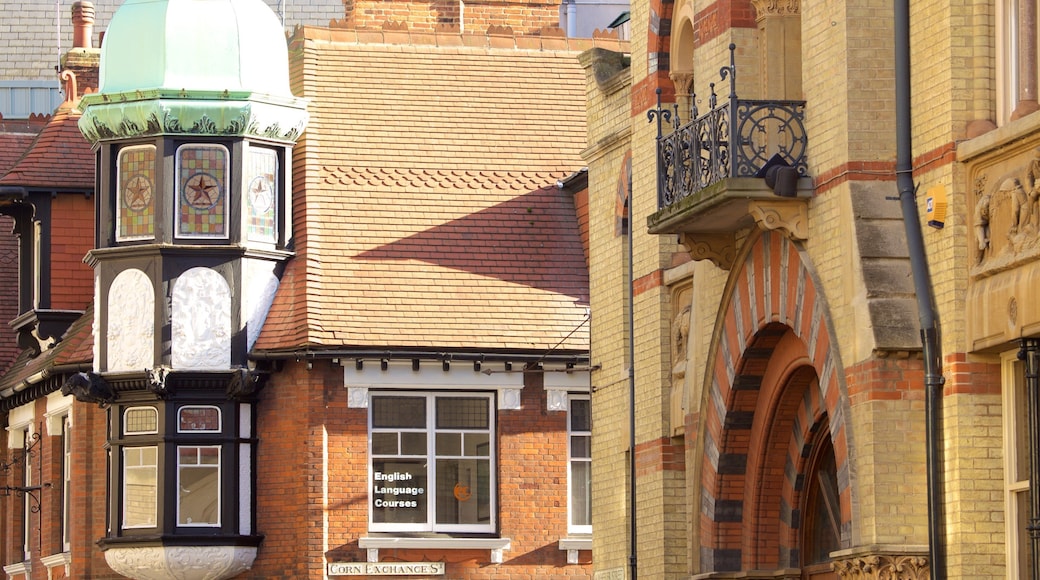 Cambridge Corn Exchange som inkluderer kulturarv