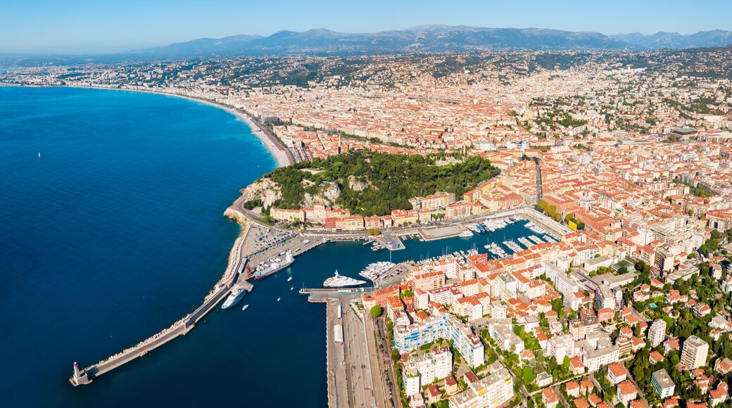 Nice aerial panoramic view, France