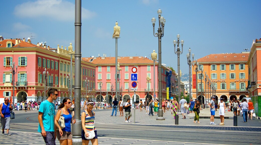 Place Massena featuring a city and a square or plaza