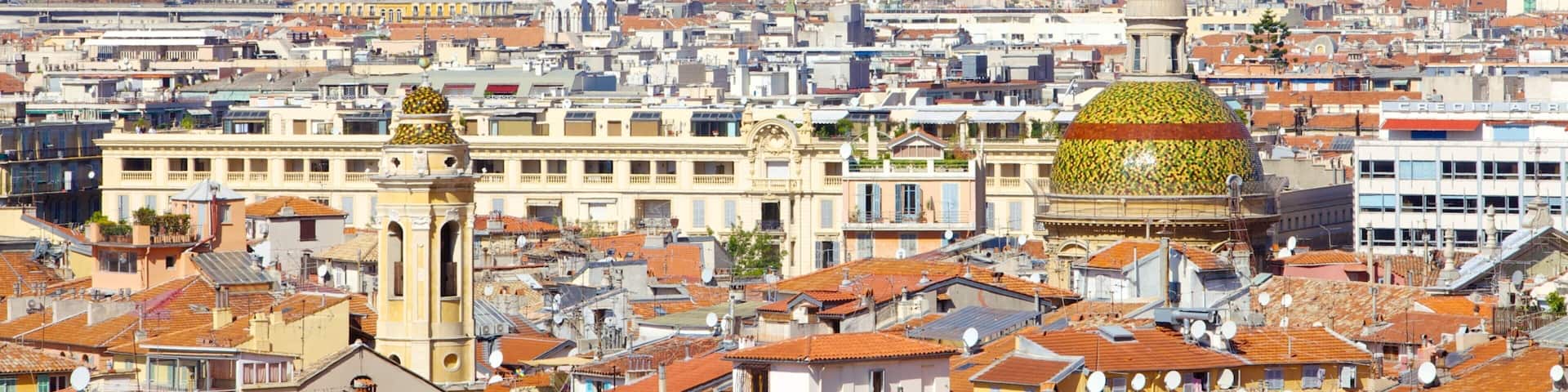 Promenade des Anglais qui includes panoramas et ville