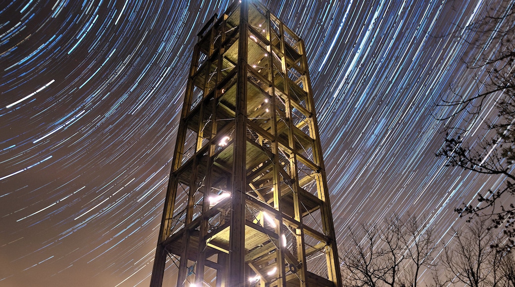 This viewpoint tower is on hill Velka Homola in the Little Carpathians in Slovakia. It is just about less then hour long hike from parking place near Zochova Chata.
#Adventure #nature #viewpoint #nightsky #startrails #slovakia #travel #hike