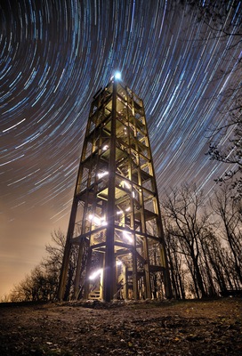 This viewpoint tower is on hill Velka Homola in the Little Carpathians in Slovakia. It is just about less then hour long hike from parking place near Zochova Chata.
#Adventure #nature #viewpoint #nightsky #startrails #slovakia #travel #hike