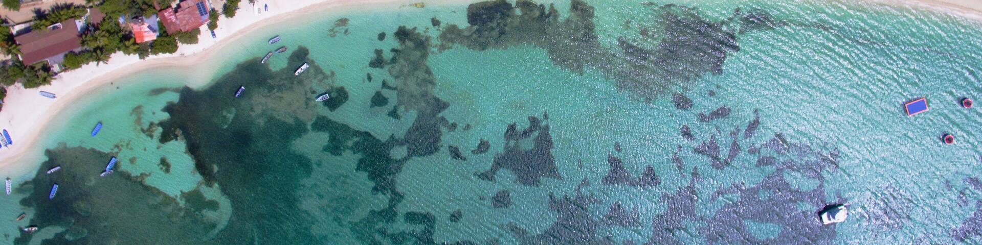 BEAUTIFUL VIEW OF PUNTA RUCIA, DOMINICAN REPUBLIC