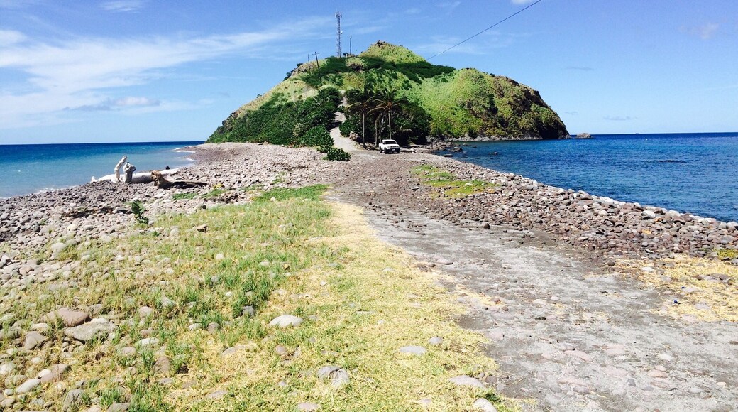 Where the Atlantic Ocean meets the Caribbean Sea.