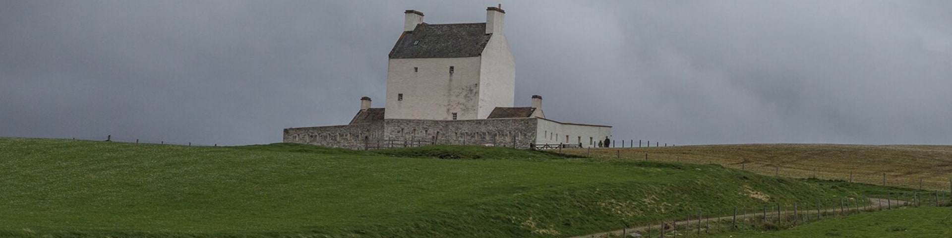Corgaraff castle. Doesn't look like much, but not all castles are as big as Edinburgh castle. The castle was built in the mid 16th century by the Forbes of Towie. In 1571 it was burned by their enemy, Adam Gordon of Auchindoun, resulting in the deaths of Lady Forbes, her children, and numerous others, and giving rise to the ballad Edom o Gordon. After the Jacobite risings of the 18th century, it was rebuilt as a barracks and a detachment of government troops were stationed there, on the military road from Braemar Castle to Fort George,