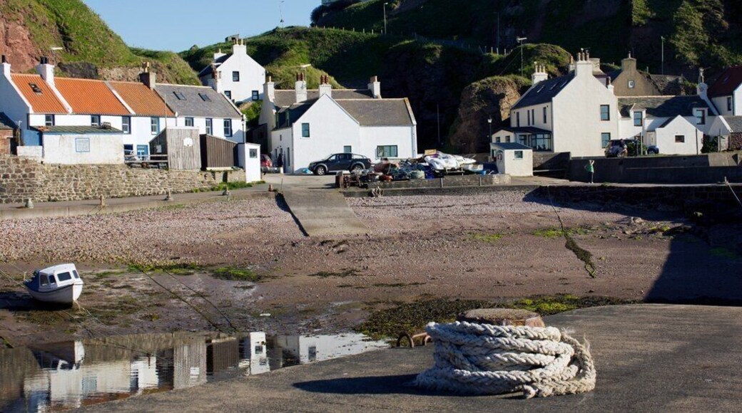Quiet Village Harbour Pennan Scotland