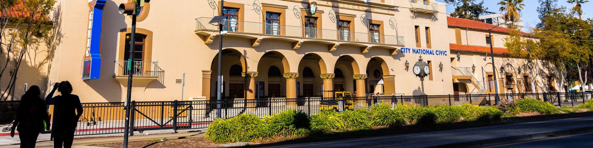 City National Civic theater building close to downtown San Jose, south San Francisco bay area, California