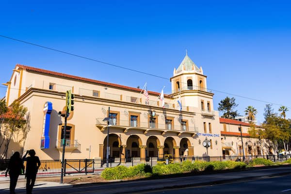 City National Civic theater building close to downtown San Jose, south San Francisco bay area, California