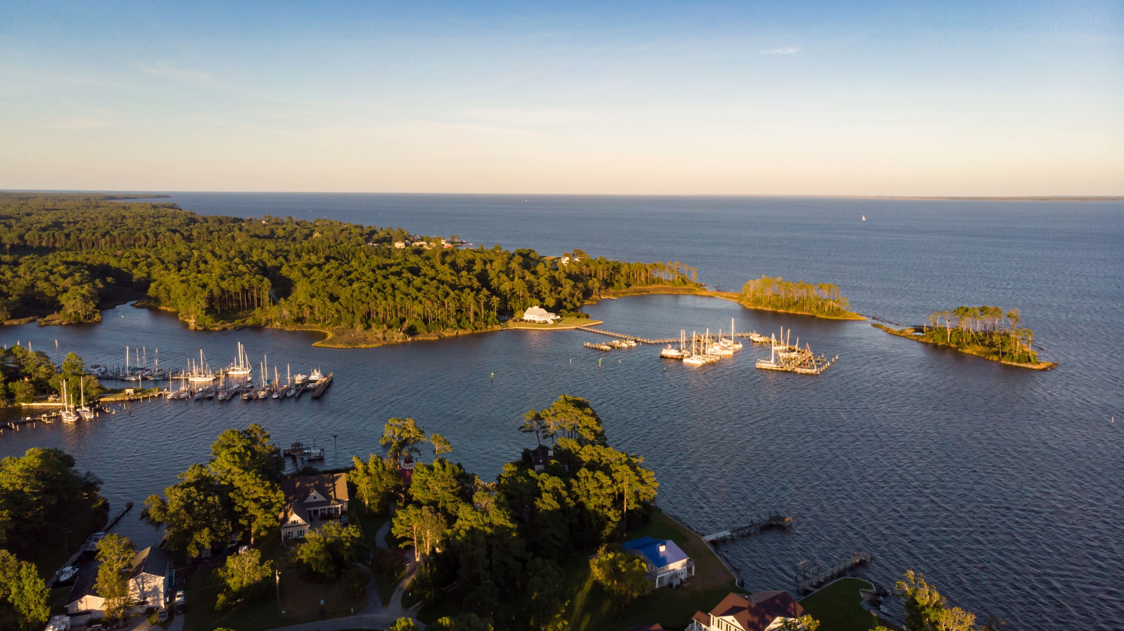 Sailboats in Oriental, North Carolina