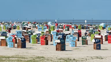 Strandkörbe in Bensersiel in Ostfriesland