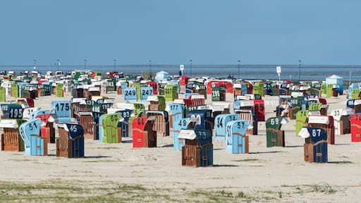 Strandkörbe in Bensersiel in Ostfriesland