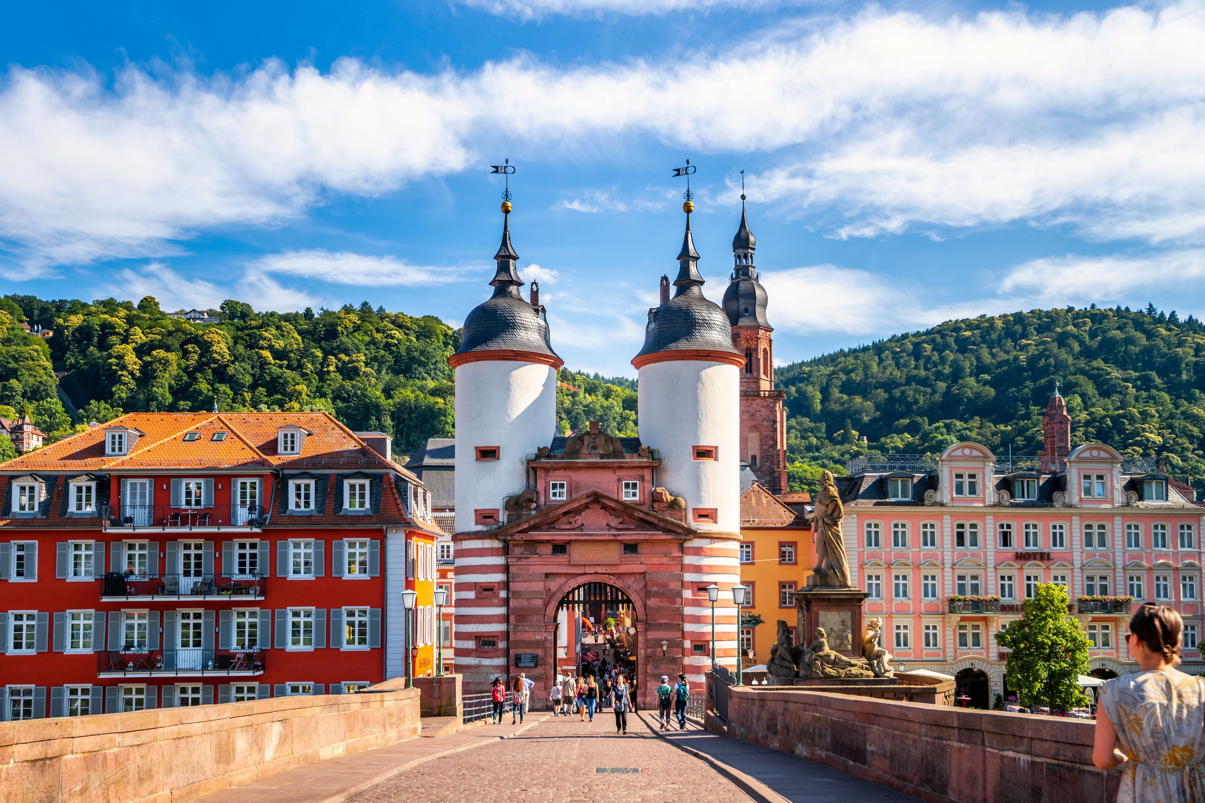Alte Brücke, Heidelberg, Deutschland 