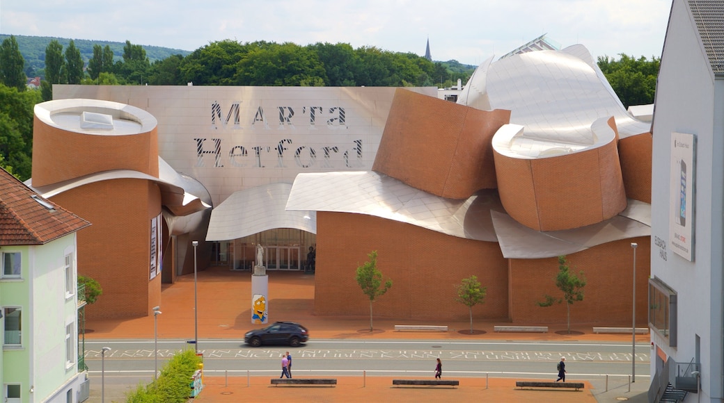 Marta Herford Museum which includes modern architecture