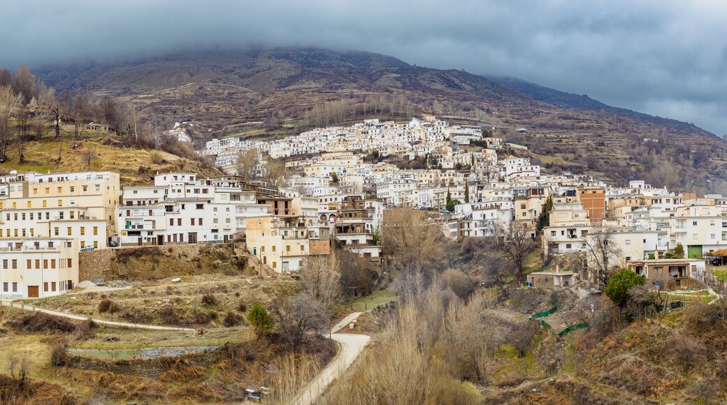 Trevelez village in Alpajurra of Granada province, Spain