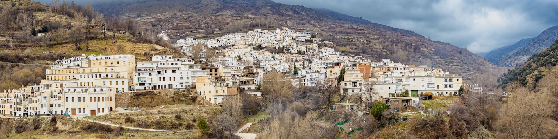 Trevelez village in Alpajurra of Granada province, Spain