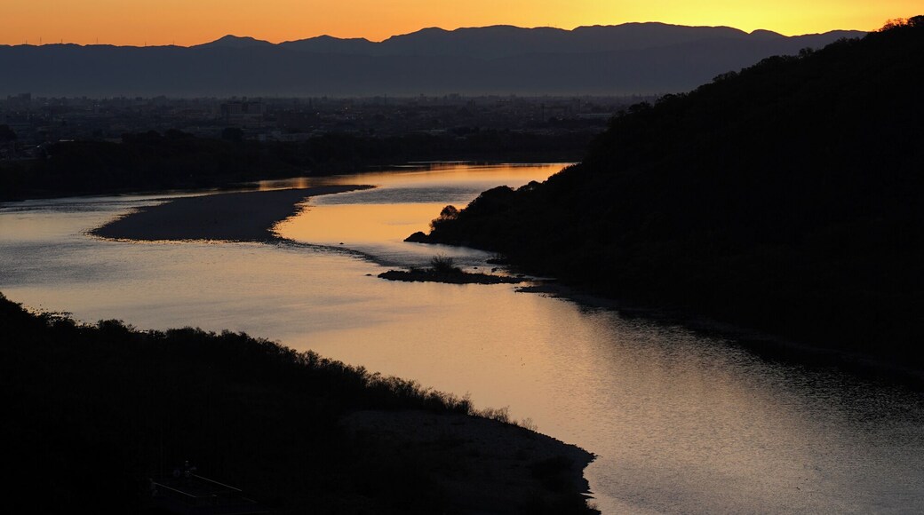 Sunsets in Inuyama, Japan. The view from the top of the Inuyama Castle. #Japan #LifeAtExpedia #travel