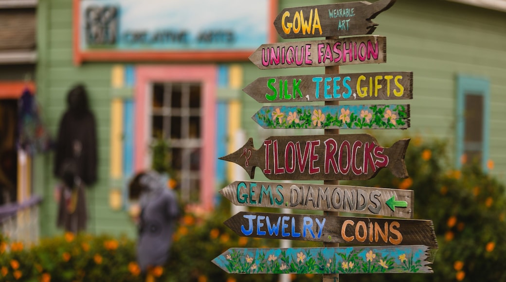 Cambria showing signage