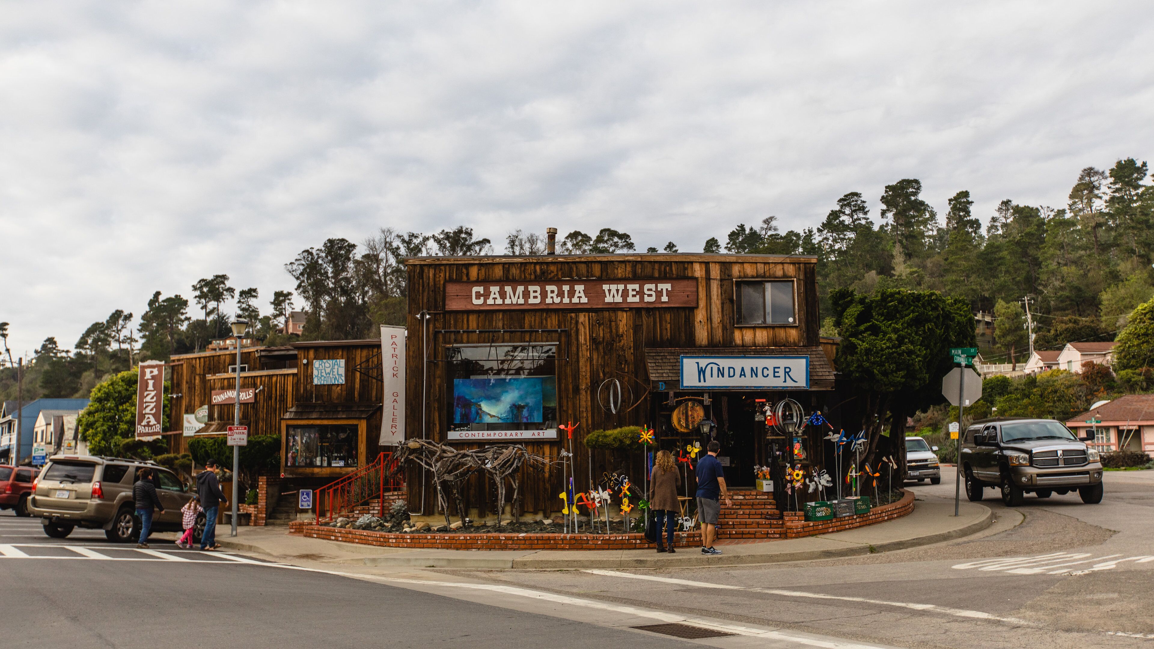 Cambria showing signage