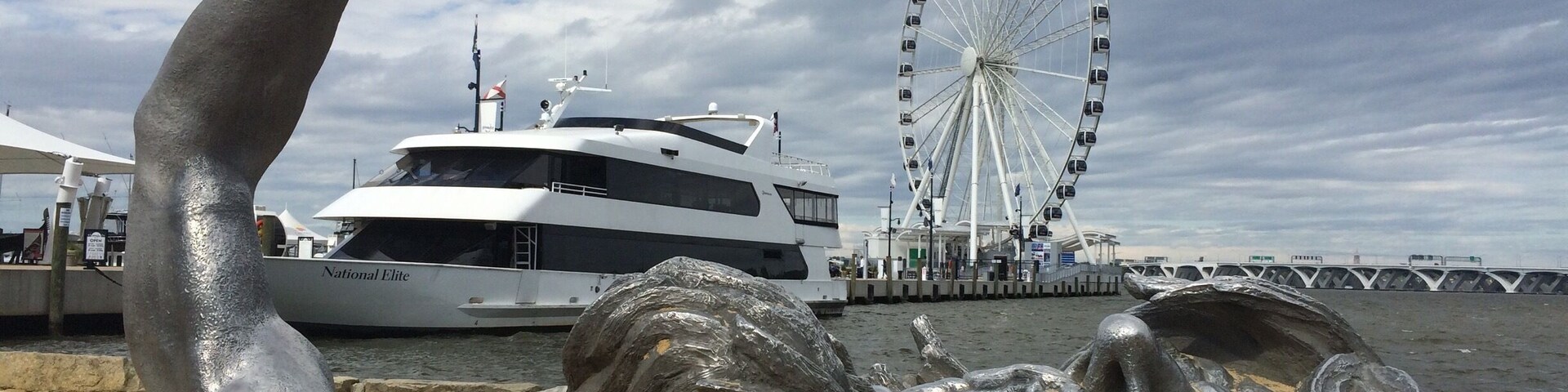 Visited National Harbor on a spur of the moment invite. We had so much fun!
Kids ran and climbed all over the Awakening, we rode the Capital Wheel, visited the Peep Store (yes, those Peeps), and had a fantastic brunch! The Air Force Band was playing in the park.
Beautiful spot! Fun for family.