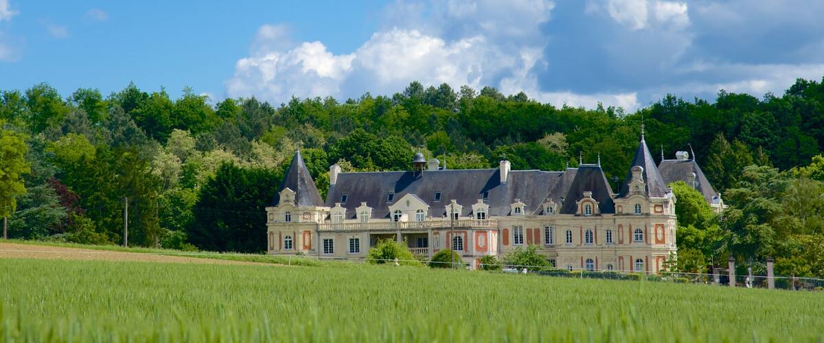 Saint-Benoit-sur-Loire which includes tranquil scenes, heritage architecture and chateau or palace