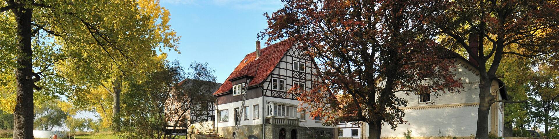 The "Rosenmühle" on the river Haller is a former water mill in Adensen, Nordstemmen, Lower Saxony, Germany.