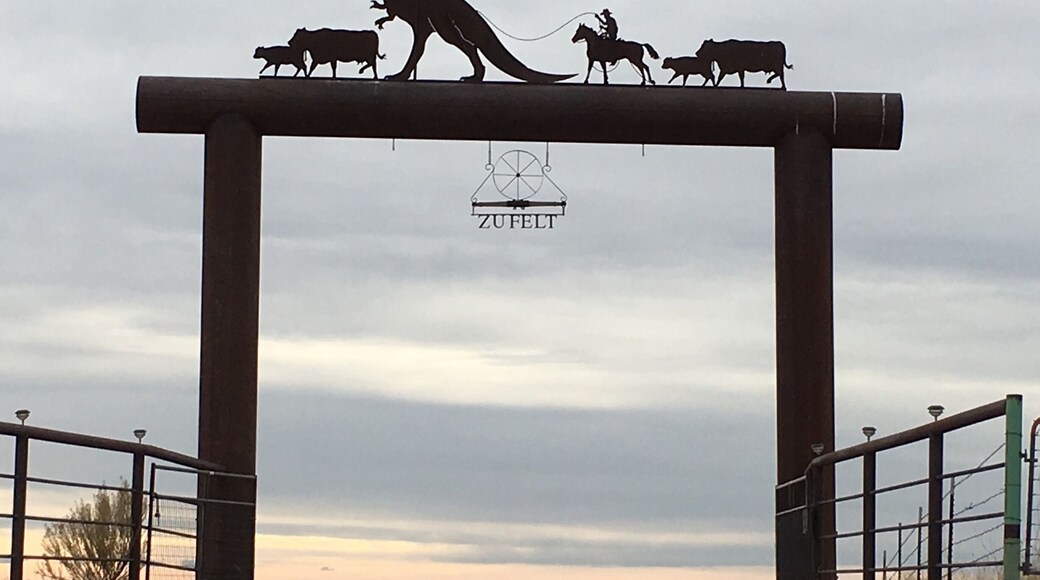 Most interesting ranch sign I have ever seen.