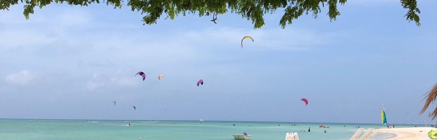 Kite surfing