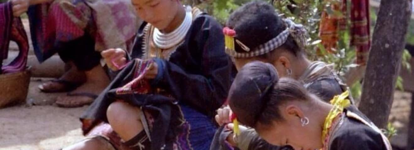 Hmong village near the Burmese border.