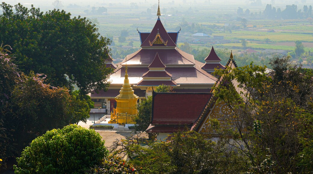 Administrative office and abbot's residence at Wat Tha Ton Phra Aram Luang in Northern Thailand