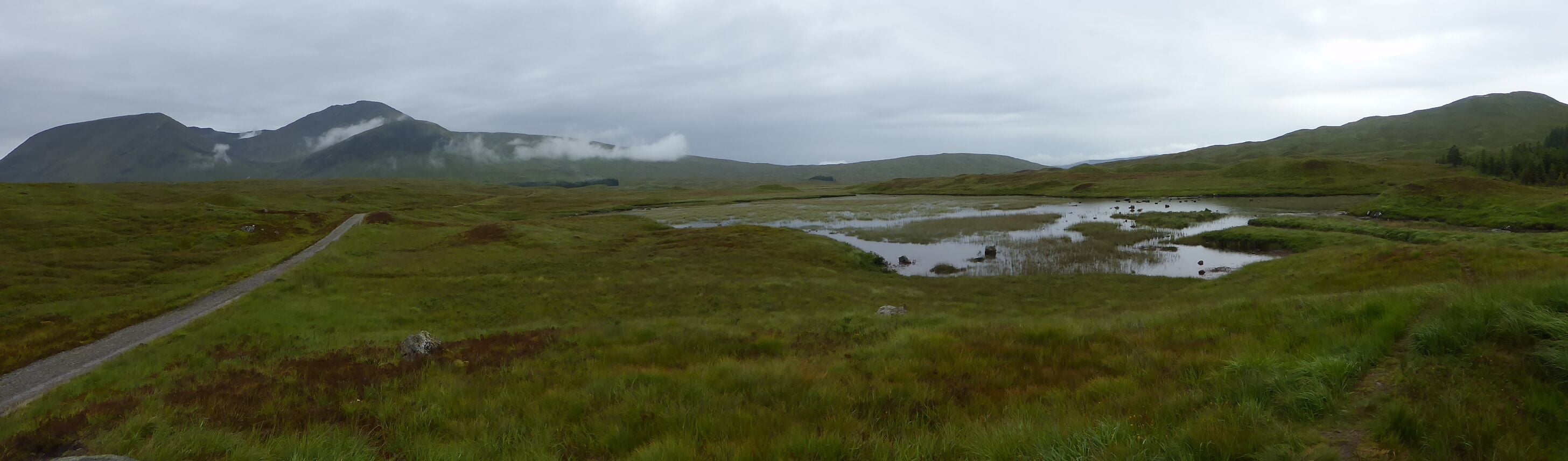 West Highland Way between Bridge of Orchy and Kinlochleven.