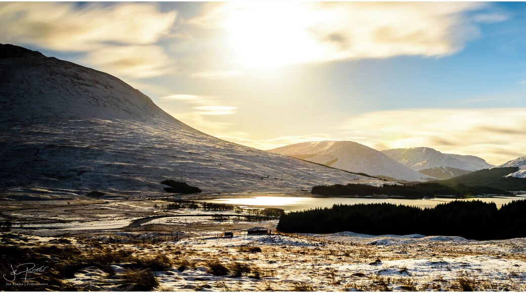 Winter at the Loch Tulla Viewpoint