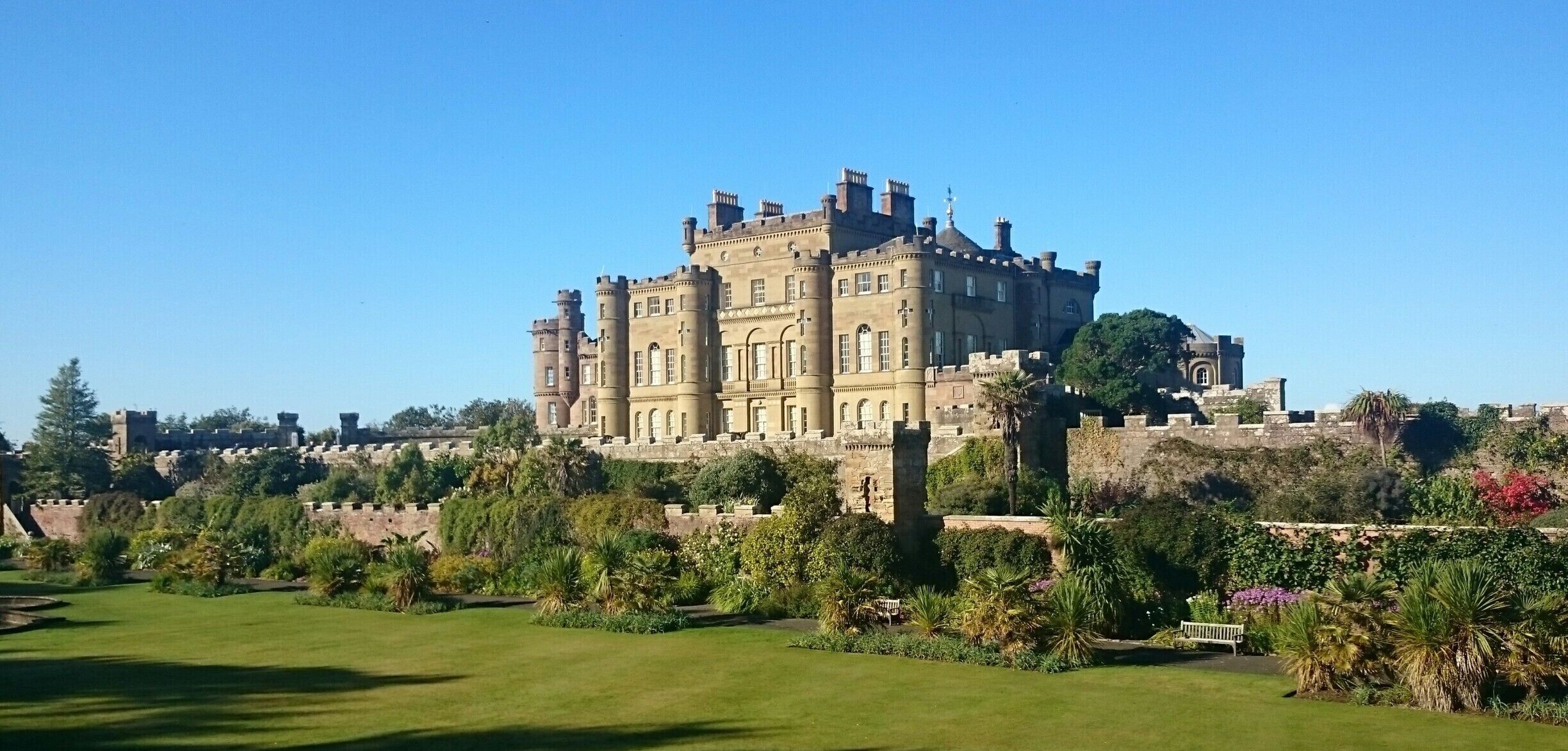 Culzean Castle in Ayrshire, Scotland looking glorious in the autumn sunshine.