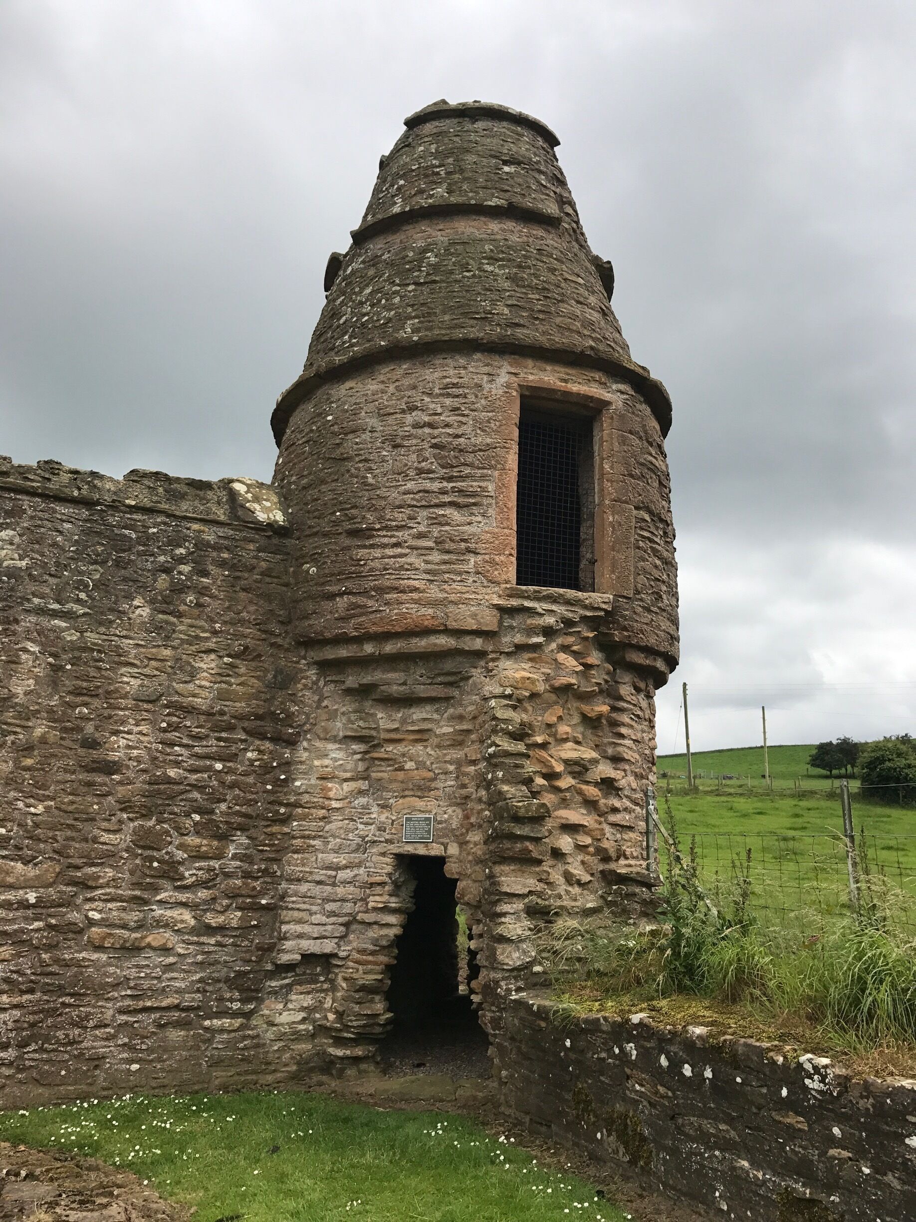 The oldest surviving doocot in Scotland according to the very informative site attendant.