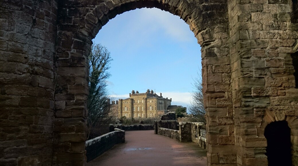 Culzean Castle through the Fallen Arch.