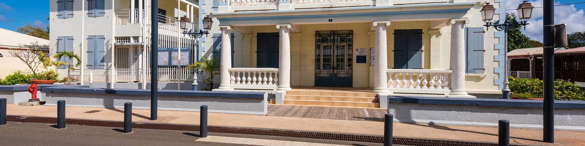 Hotel de Ville, Port-Louis, Guadeloupe, French West Indies; Port-Louis, Grande-Terre, Guadeloupe, France