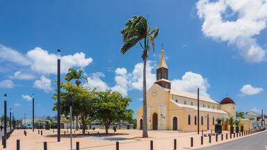 Church Notre Dame de la Visitation of Port Louis town, Guadeloupe