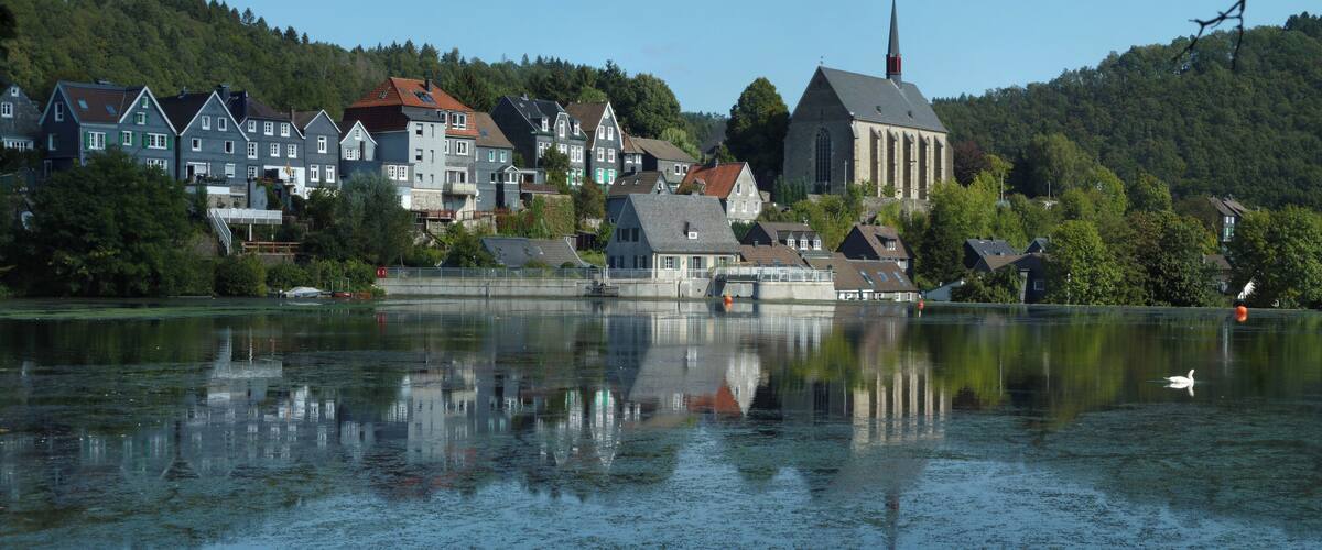 This is a photograph of an architectural monument. It is on the list of cultural monuments of Wuppertal, no. D 238