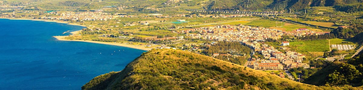 small town Oliveri, Sicily