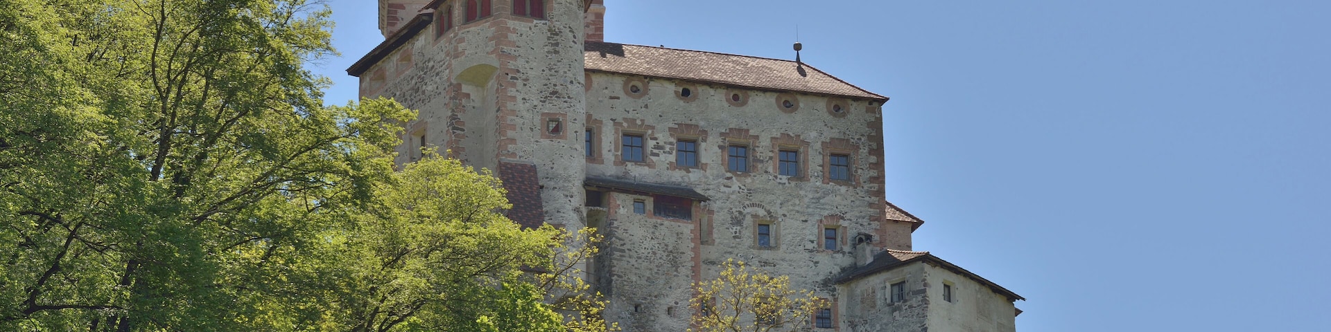 The castle Trostburg in Waidbruck, South Tyrol - North face