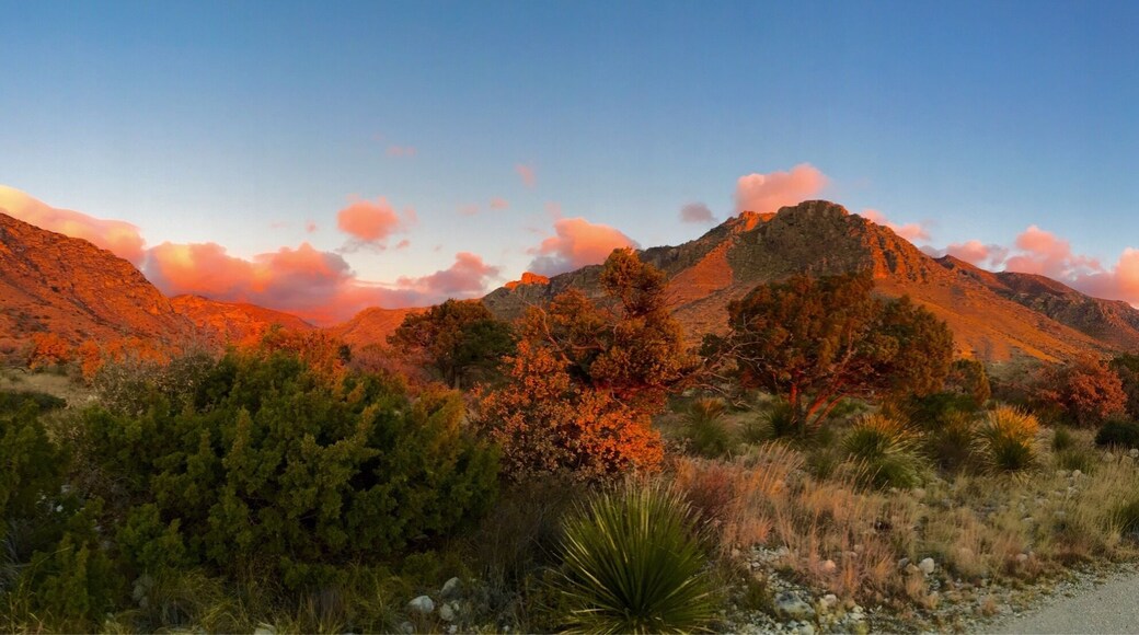 Be sure to catch the sunrise at this park! The reflection of sun on the mountains creates amazing colors and a. glowing effect!