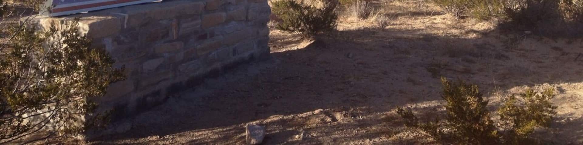 A sign for Guadalupe Mountains National Park and Williams Ranch.
