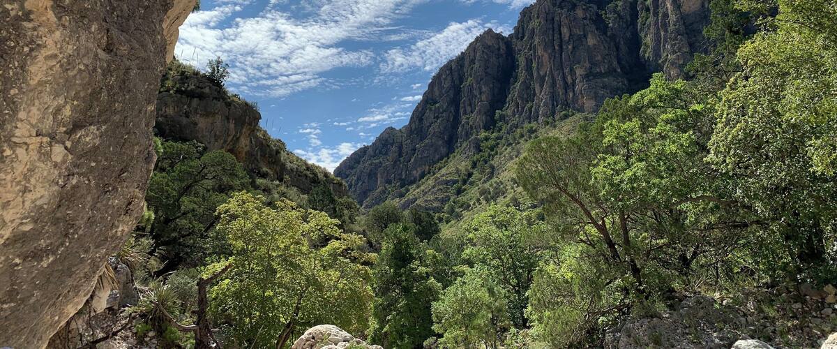 Scenery along the Devil’s Hall Trail, Guadalupe Mountains National Park