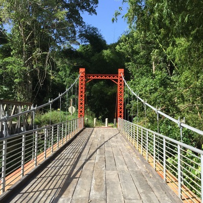 The spring bridge in Blanchisseuse is a pretty great spot for photos but also for those looking for a bit of serenity. Spend a few minutes in the silence looking at the fish in the river and your day will be made.