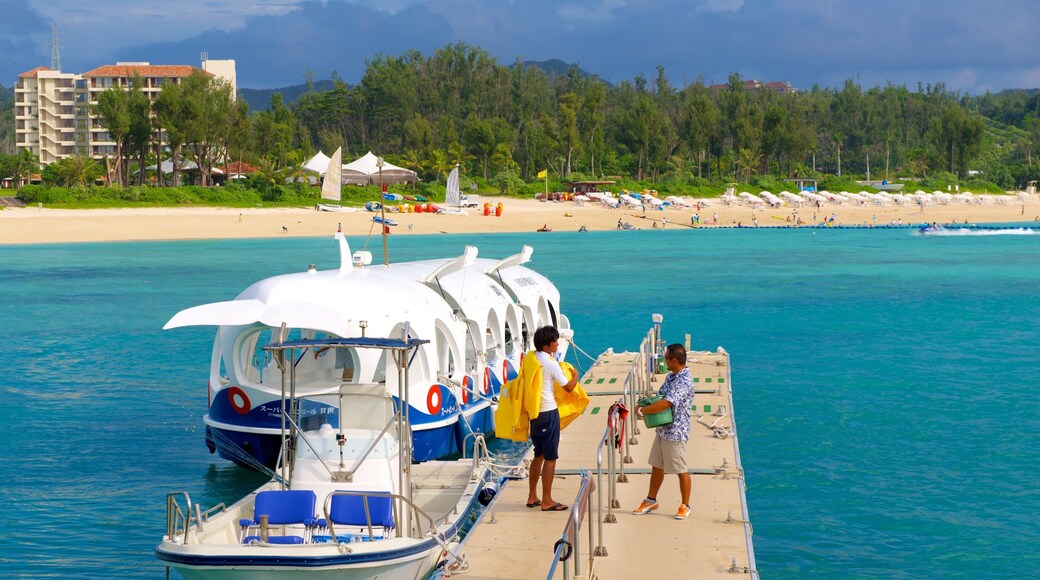 Busena Marine Park which includes a sandy beach