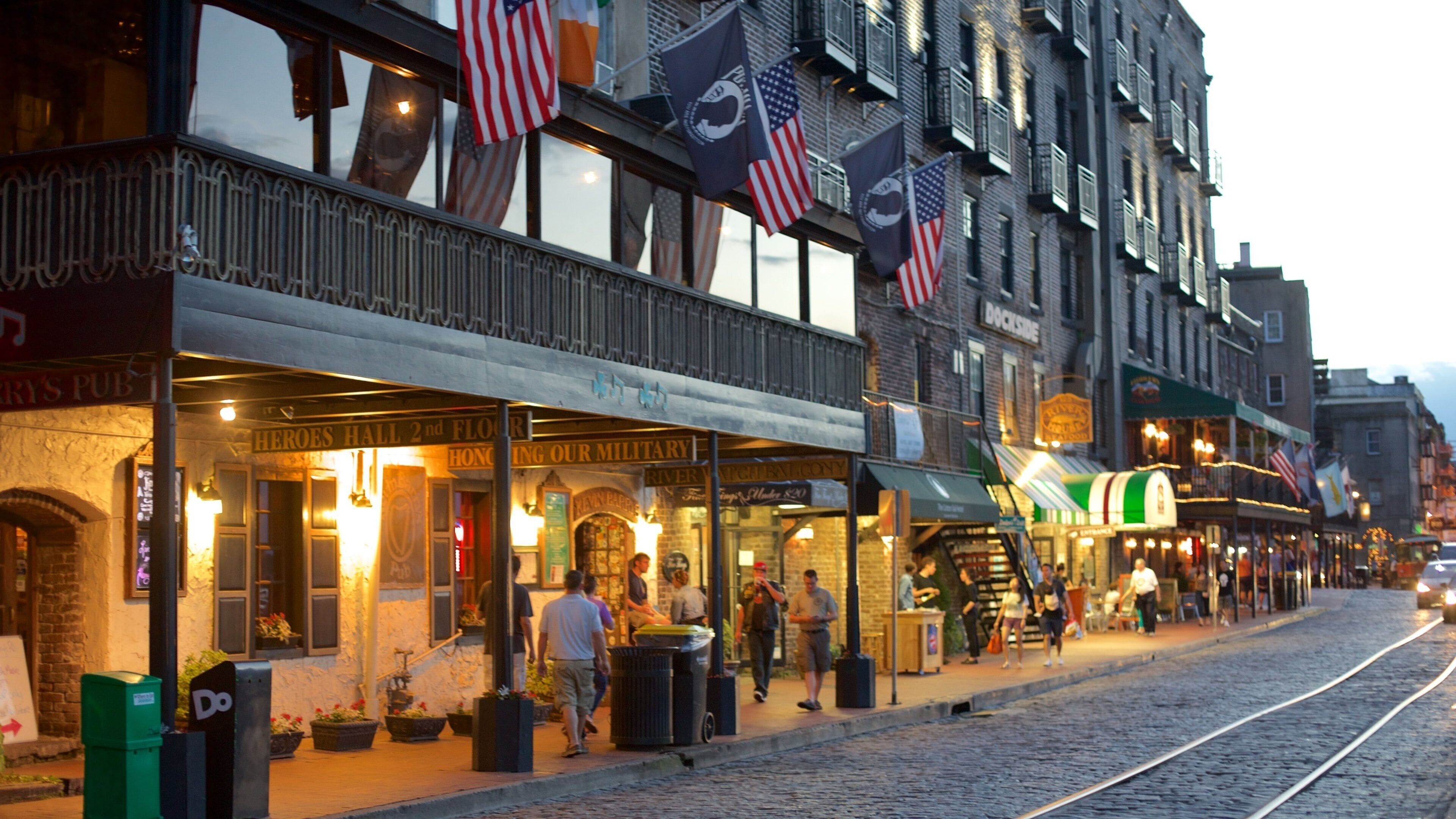 River Street caracterizando uma cidade