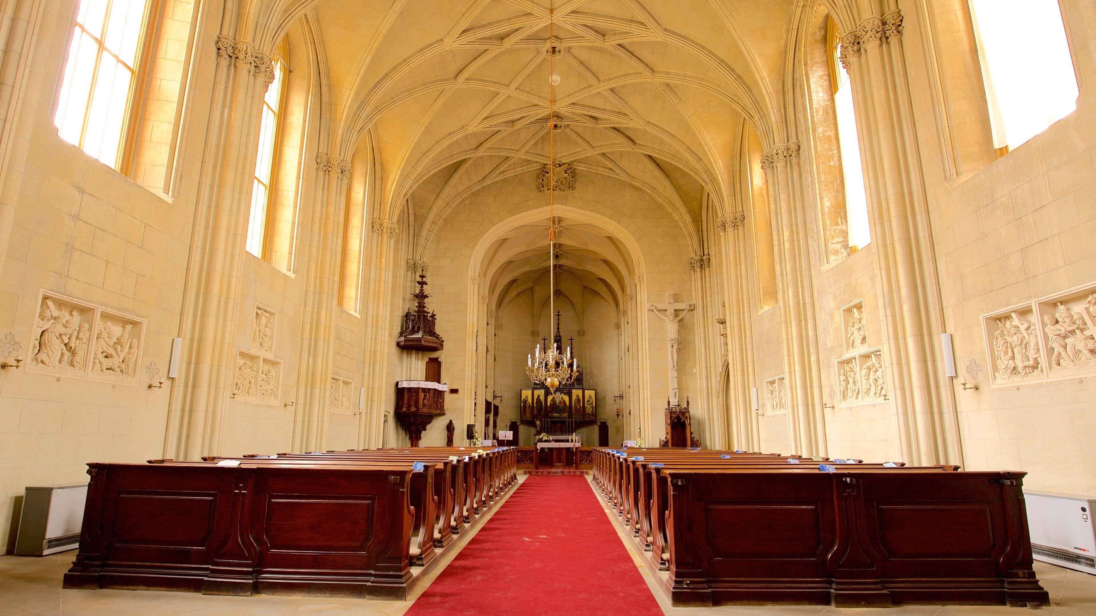 Lednice Liechtenstein Castle showing heritage architecture, interior views and heritage elements