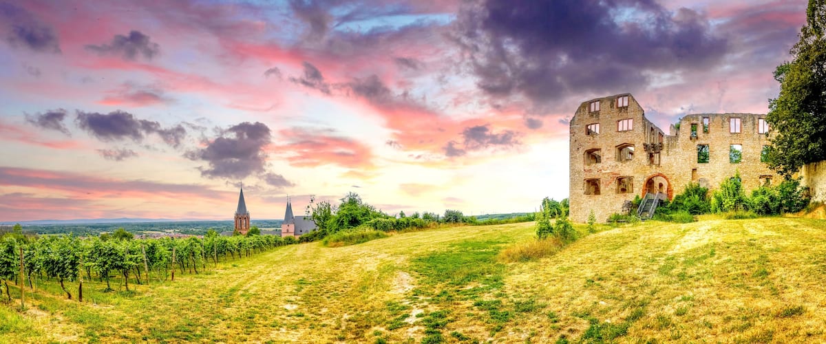 Burg, Oppenheim, Rheinland Pfalz, Deutschland