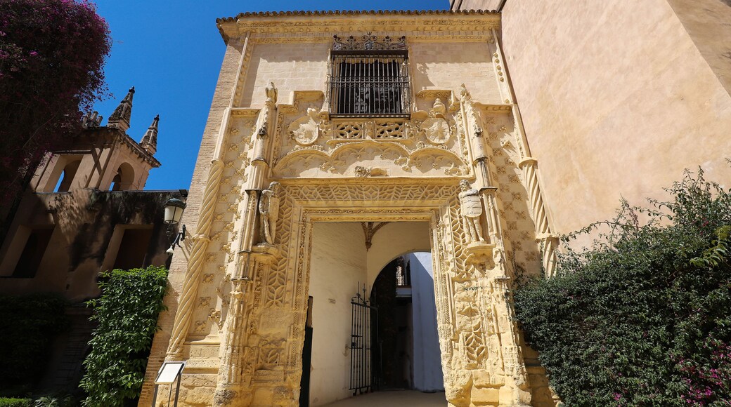Marchena door, Alcazar, royal palace, Seville, Andalusia, Spain